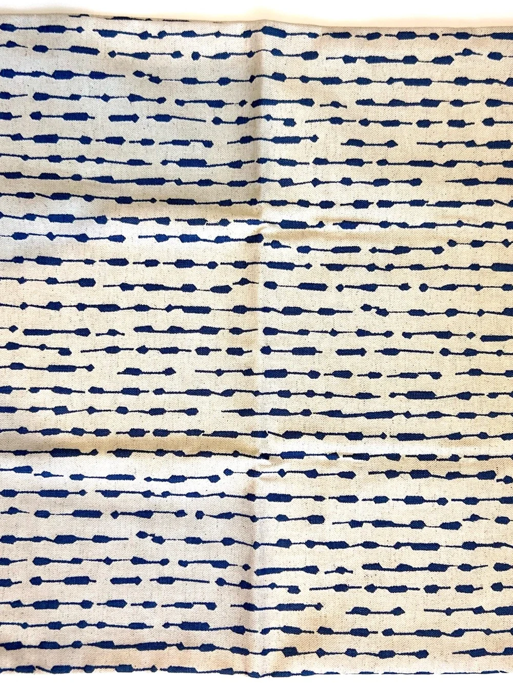 Blue & White Patterned Cotton 20 x 20 Pillow Inserts Collection of 6